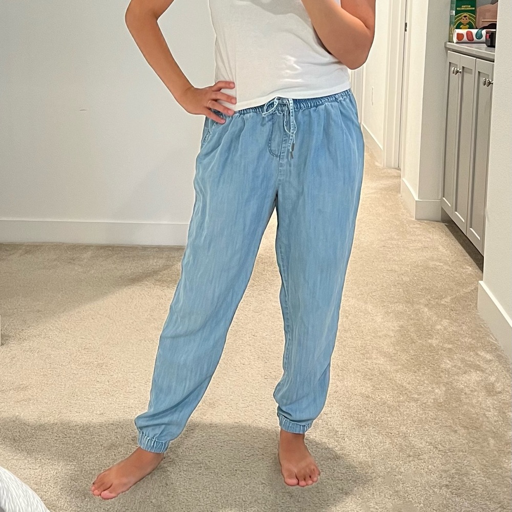 Soft Joie Chambray Joggers